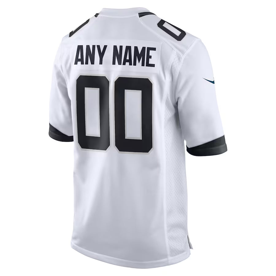 Custom J.Jaguars White Home Game Football Jerseys