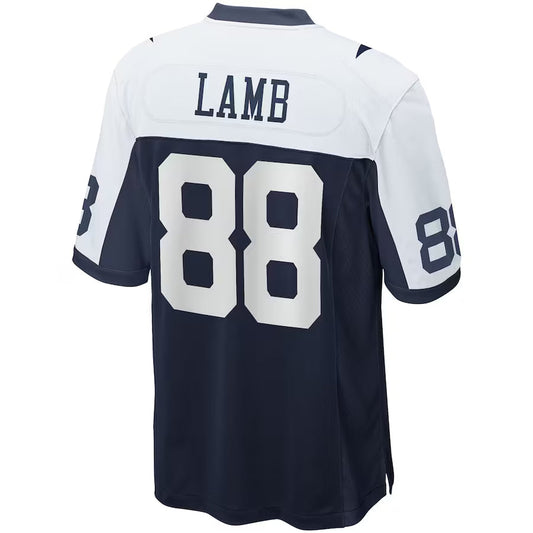 D.Cowboys #88 CeeDee Lamb Player Navy Alternate Home Game Football Jerseys