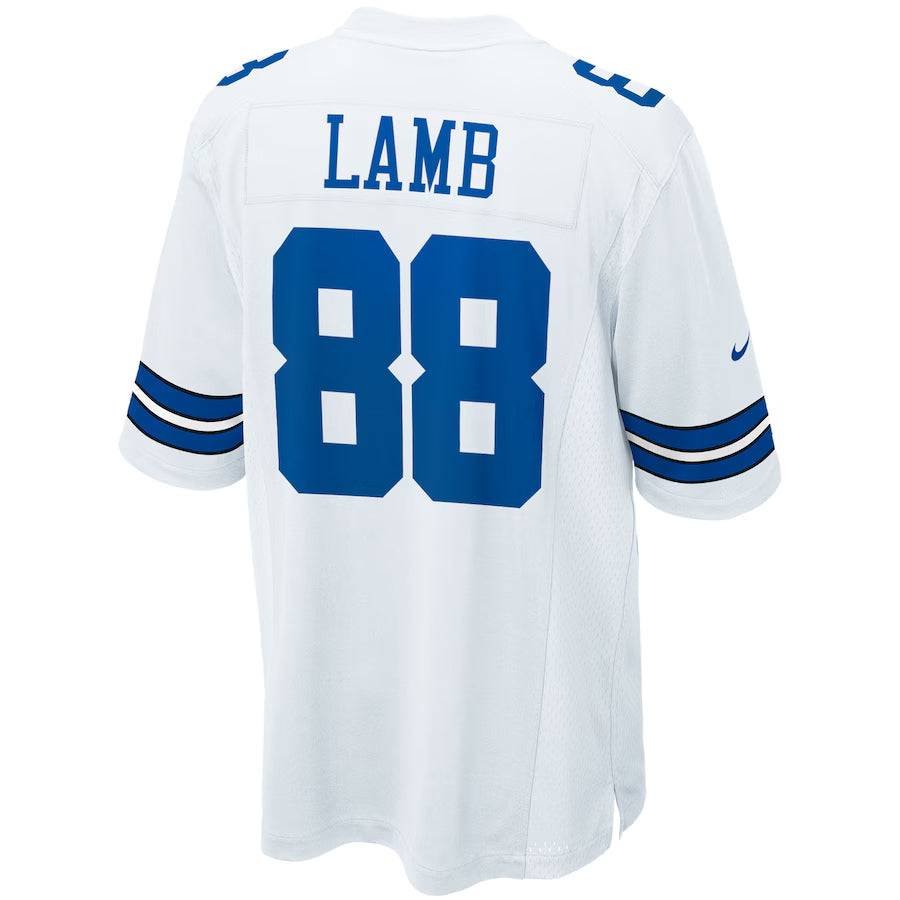 D.Cowboys #88 CeeDee Lamb Player White Home Game Football Jerseys