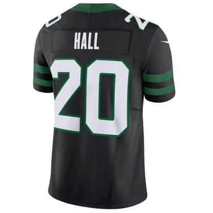 NY.Jets #20 Breece Hall Player Black Vapor F.U.S.E. Limited Football Jerseys