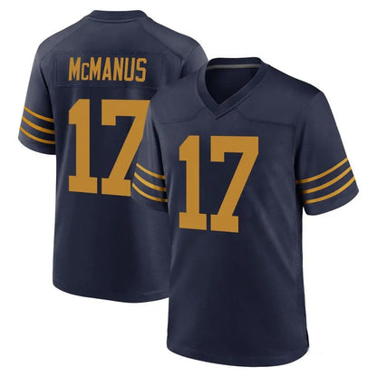 GB.Packers #17 Brandon McManus Player Navy The 1923 Classic Game Football Jerseys