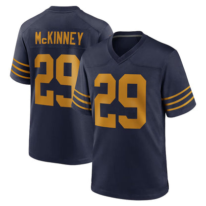 GB.Packers #29 Xavier McKinney Player Navy The 1923 Classic Game Football Jerseys