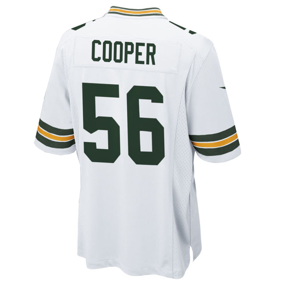 GB.Packers #56 Edgerrin Cooper Player White Home Game Football Jerseys