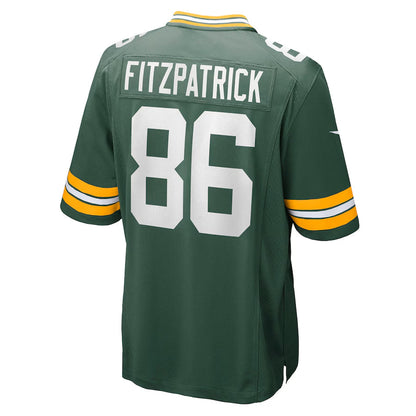 GB.Packers #86 John FitzPatrick Player Green Home Game Football Jerseys