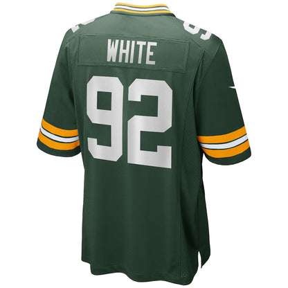 GB.Packers #92 Reggie White Player Green Home Game Football Jerseys