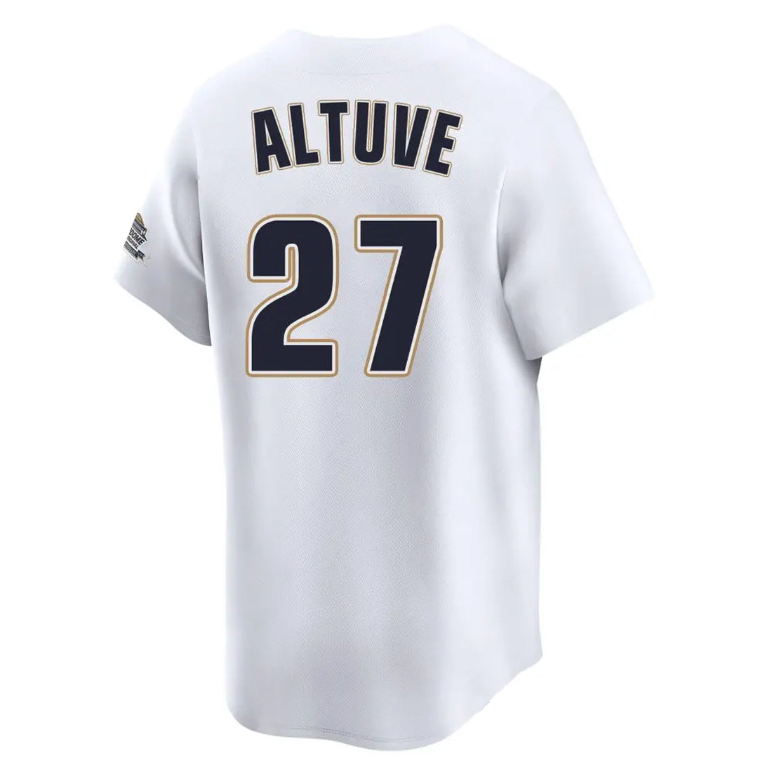 H.Astros #27 Jose Altuve Player White Limited Throwback Cooperstown Collection Baseball Jerseys