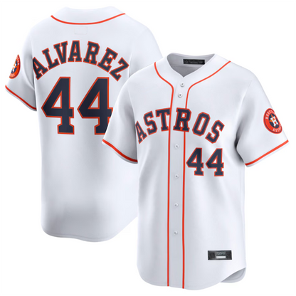 H.Astros #44 Nolan Ryan Player White Throwback Cooperstown Collection Limited Baseball Jerseys