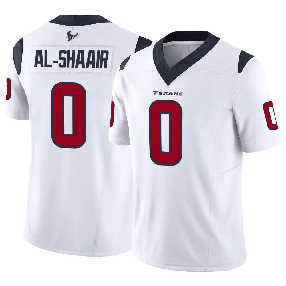 H.Texans #0 Azeez Al-Shaair Player White Vapor F.U.S.E. Limited Football Jerseys