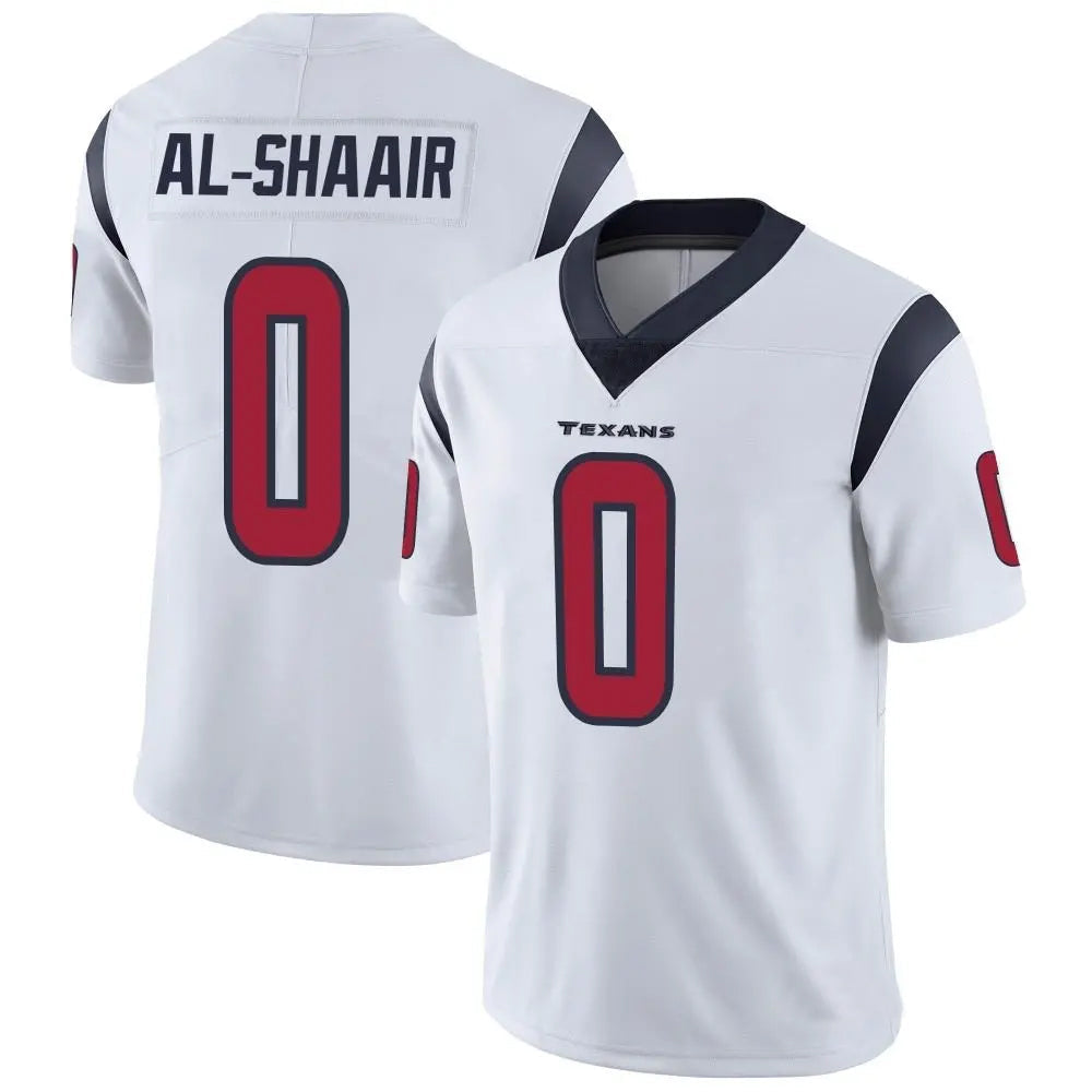 H.Texans #0 Azeez Al-Shaair Player White Vapor Limited Football Jerseys