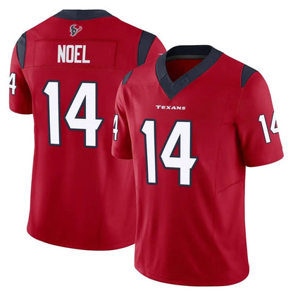 H.Texans #14 Jaylin Noel Player Red Vapor F.U.S.E. Limited Football Jerseys