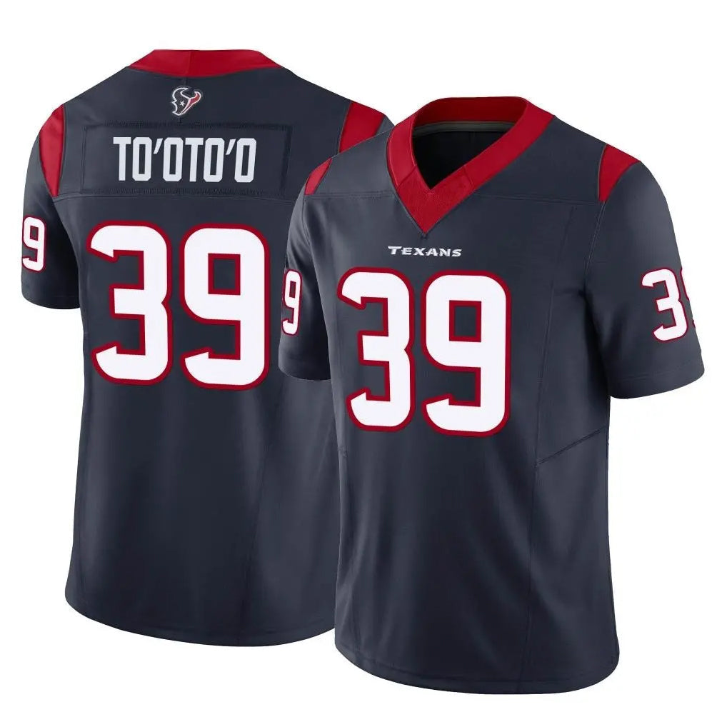H.Texans #39 Henry To'oto'o Player Vapor F.U.S.E. Limited Navy Football Jerseys