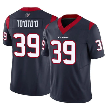 H.Texans #39 Henry To'oto'o Player Vapor F.U.S.E. Limited Navy Football Jerseys