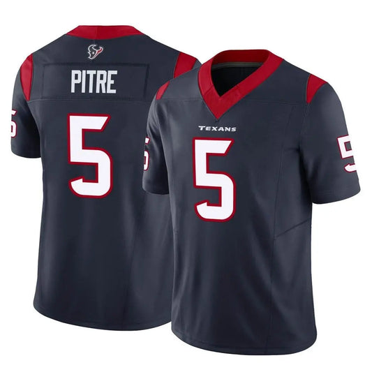 H.Texans #5 Jalen Pitre Player Vapor F.U.S.E. Limited Navy Football Jerseys