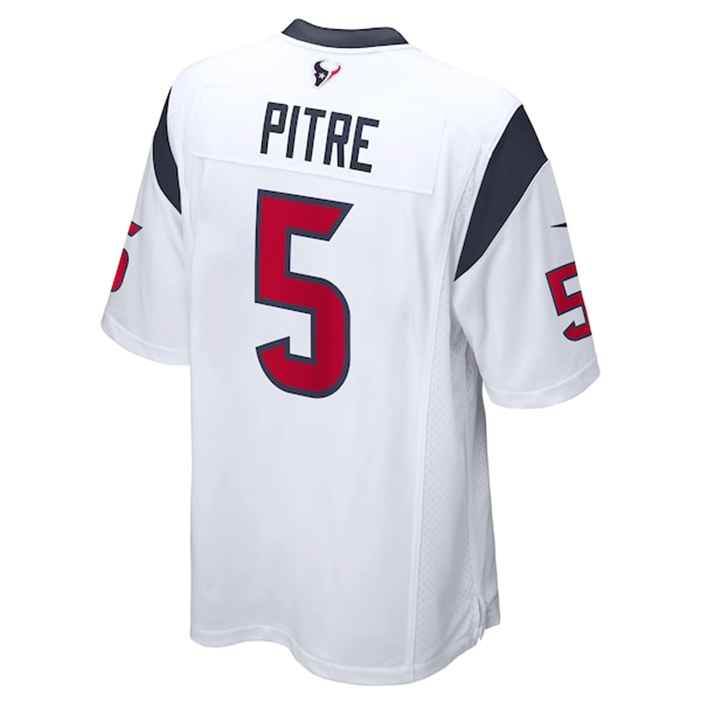 H.Texans #5 Jalen Pitre Player Whtie Game Football Jerseys