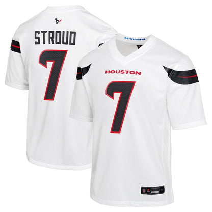 H.Texans Road Football Jerseys - White - #7 C.J. Stroud Player