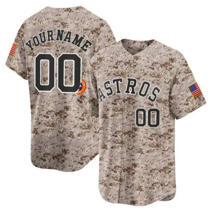 Custom H.Astros USMC Alternate Vapor Premier Limited Baseball Jerseys