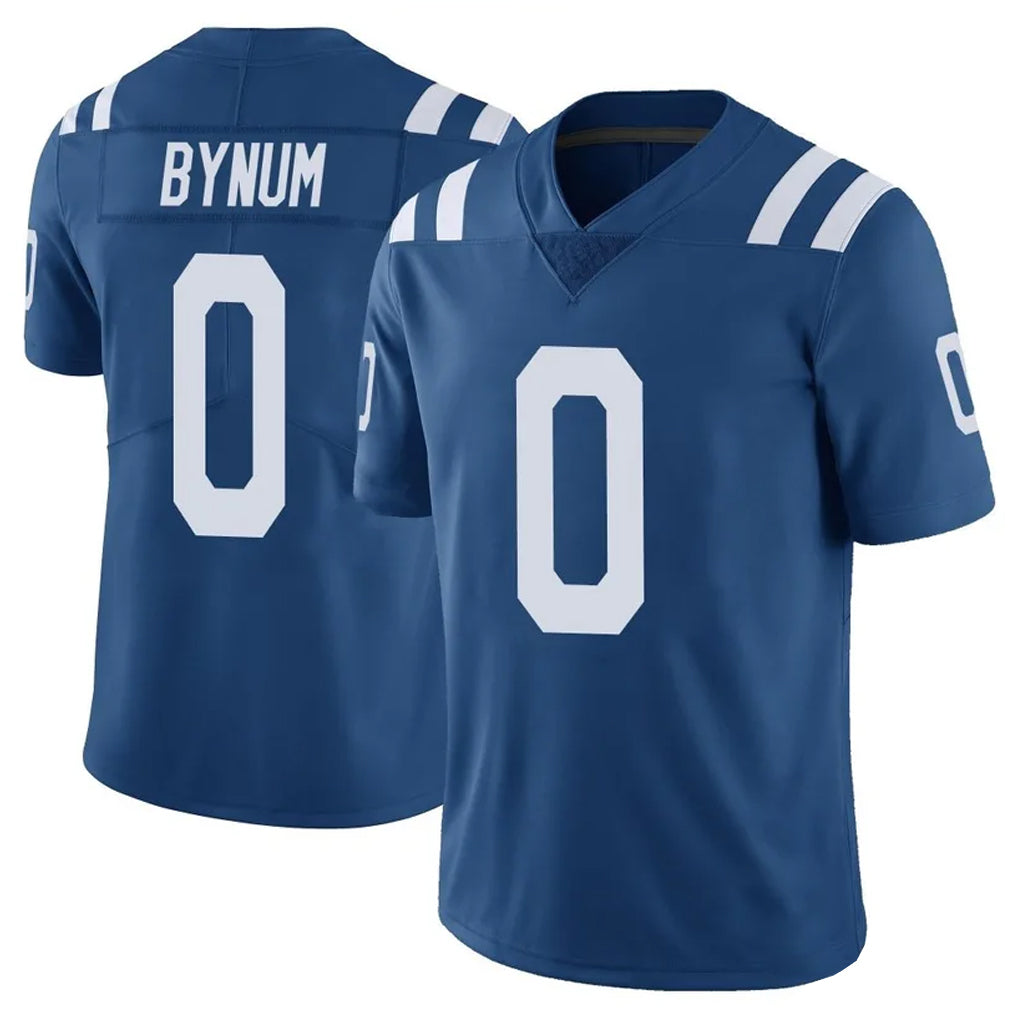IN.Colts #0 Camryn Bynum Player Royal Vapor Limited Football Jerseys