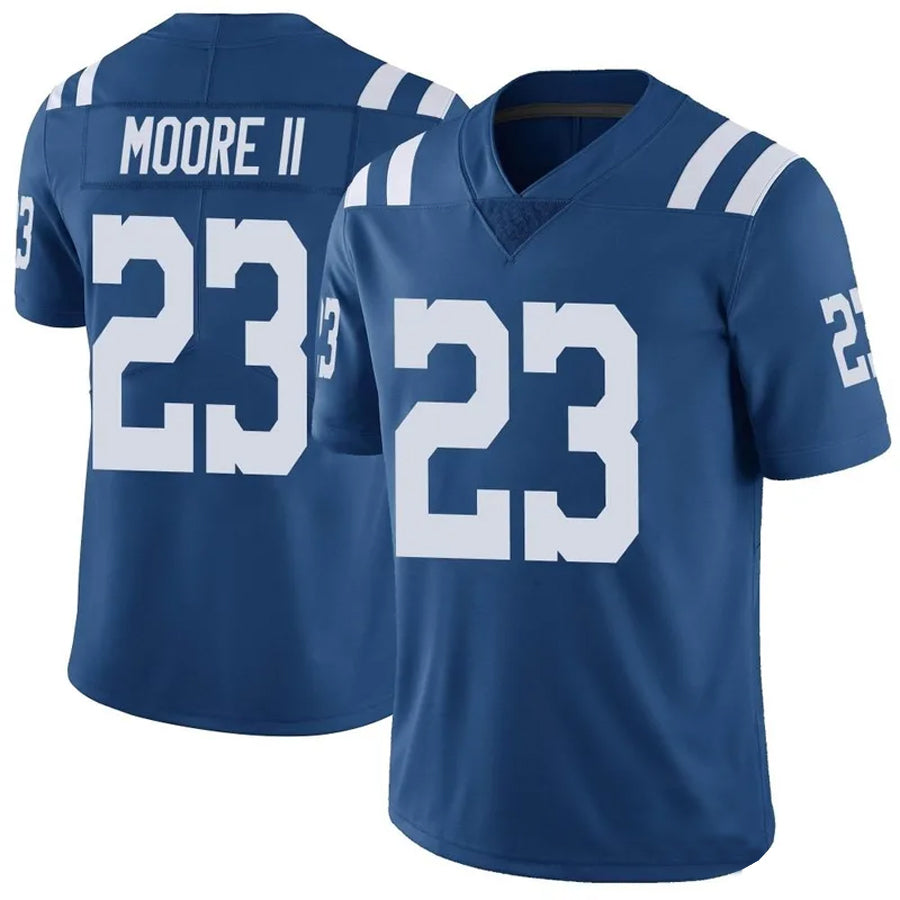 IN.Colts #23 Kenny Moore II Player Blue Vapor F.U.S.E. Limited Football Jerseys