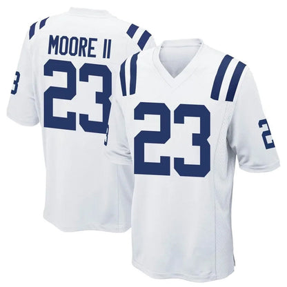 IN.Colts #23 Kenny Moore II Player White Replica Game Football Jerseys