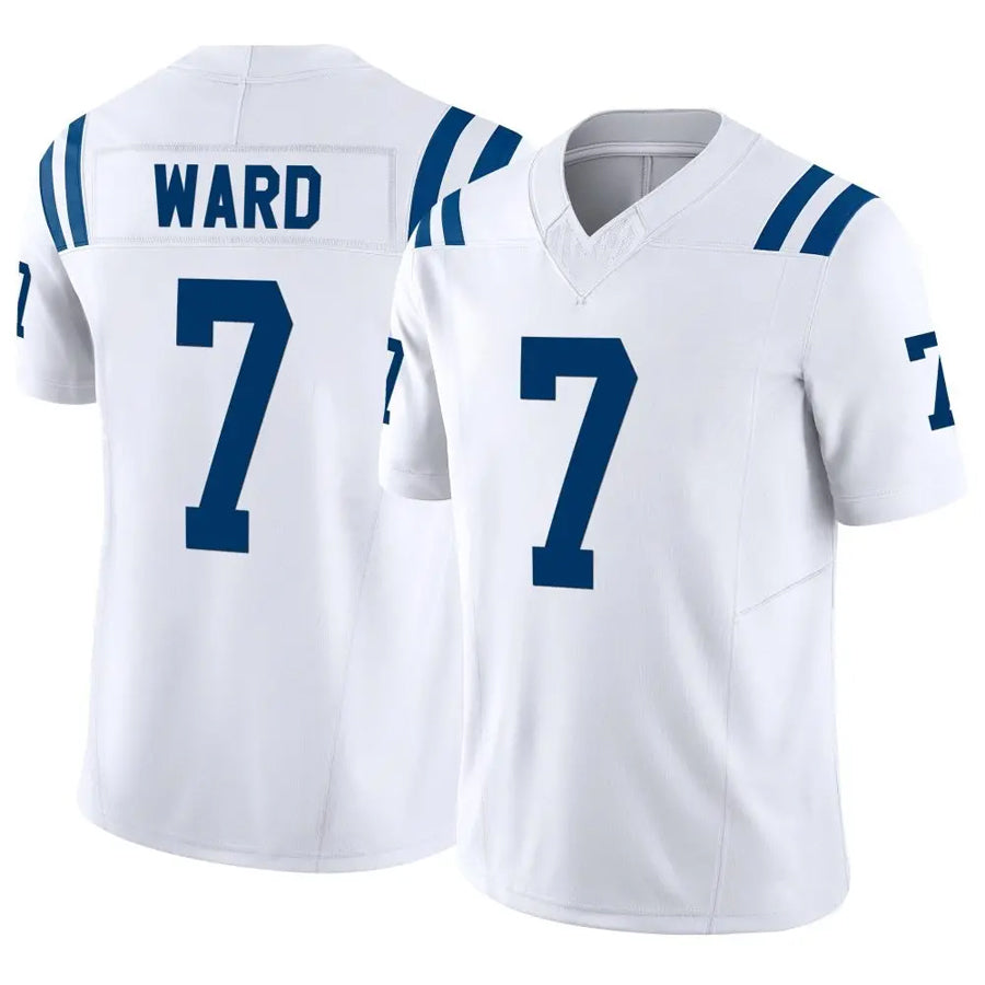 IN.Colts #7 Charvarius Ward Player White Vapor F.U.S.E. Limited Football Jerseys