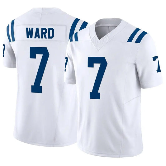 IN.Colts #7 Charvarius Ward Player White Vapor F.U.S.E. Limited Football Jerseys