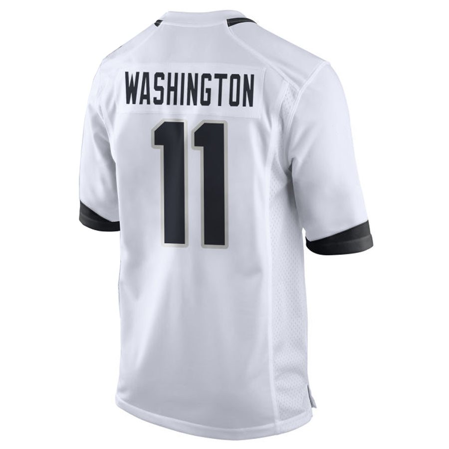 J.Jaguars #11 Parker Washington Player White Home Game Football Jerseys