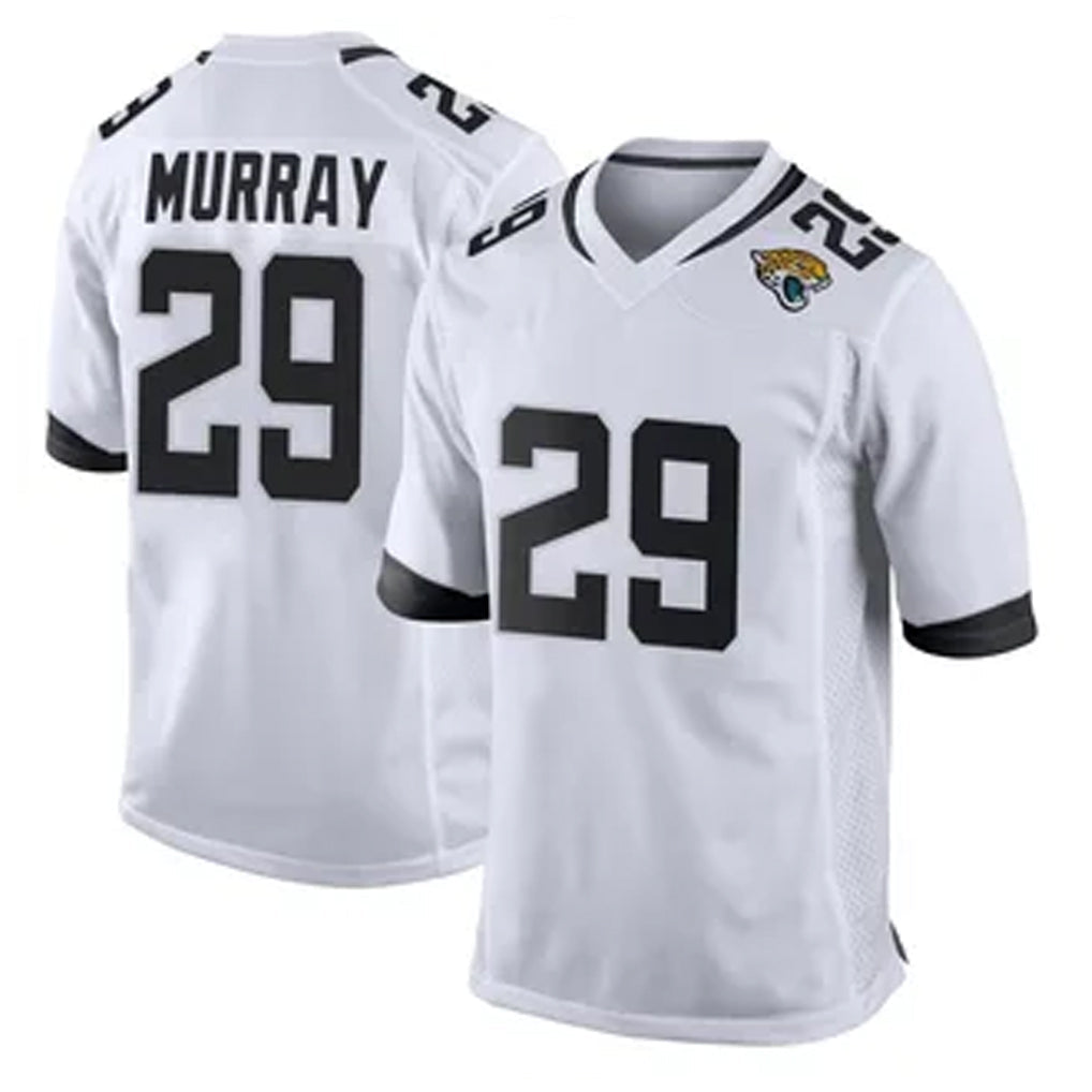 J.Jaguars #29 Eric Murray Player White Home Game Football Jerseys