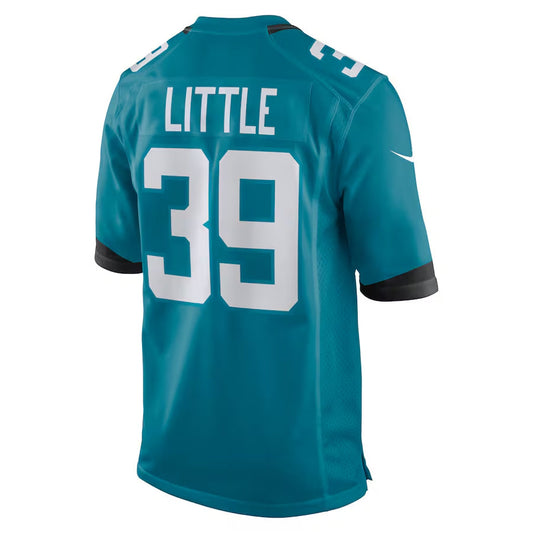 J.Jaguars #39 Cam Little Player Teal Home Game Football Jerseys
