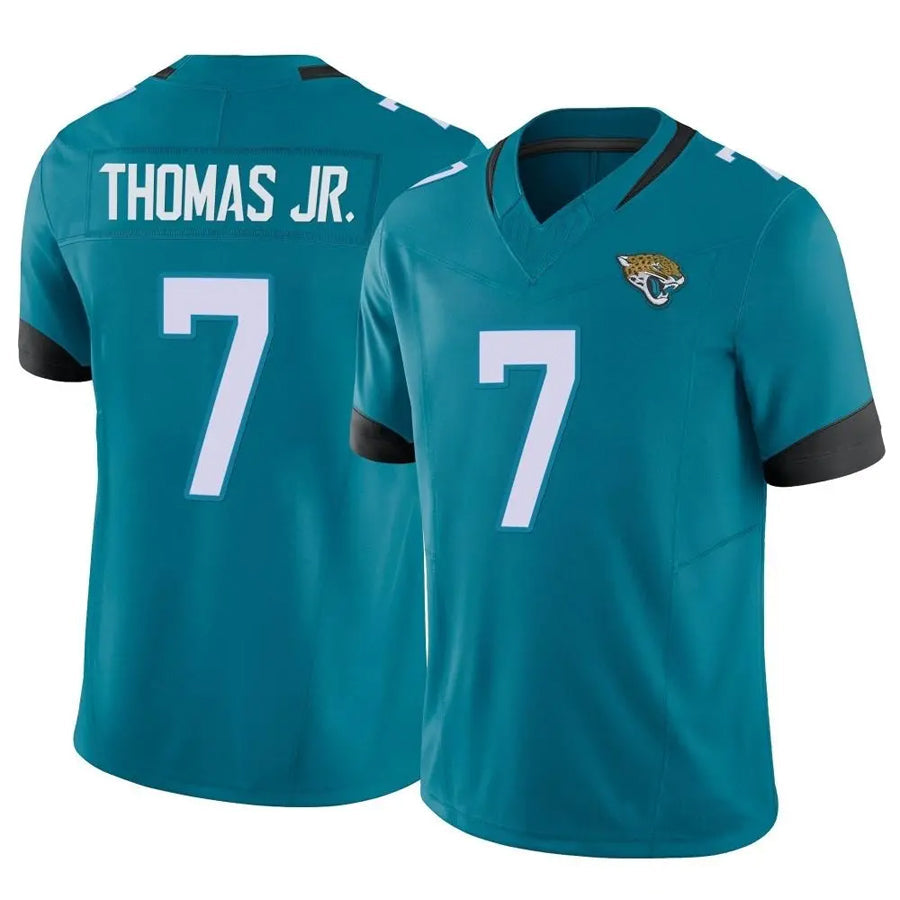 J.Jaguars #7 Brian Thomas Jr. Player Vapor F.U.S.E. Limited Teal Football Jerseys