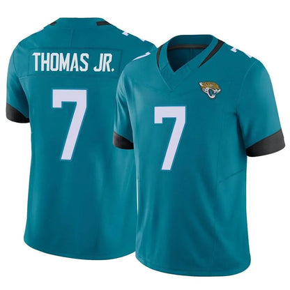 J.Jaguars #7 Brian Thomas Jr. Player Vapor F.U.S.E. Limited Teal Football Jerseys