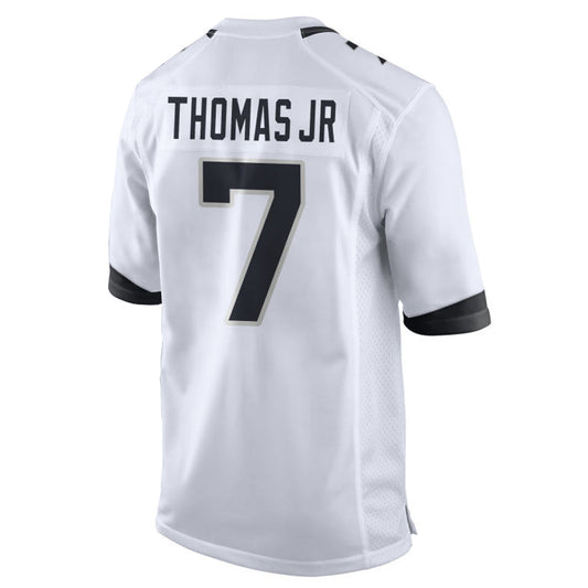 J.Jaguars #7 Brian Thomas Jr Player White Home Game Football Jerseys