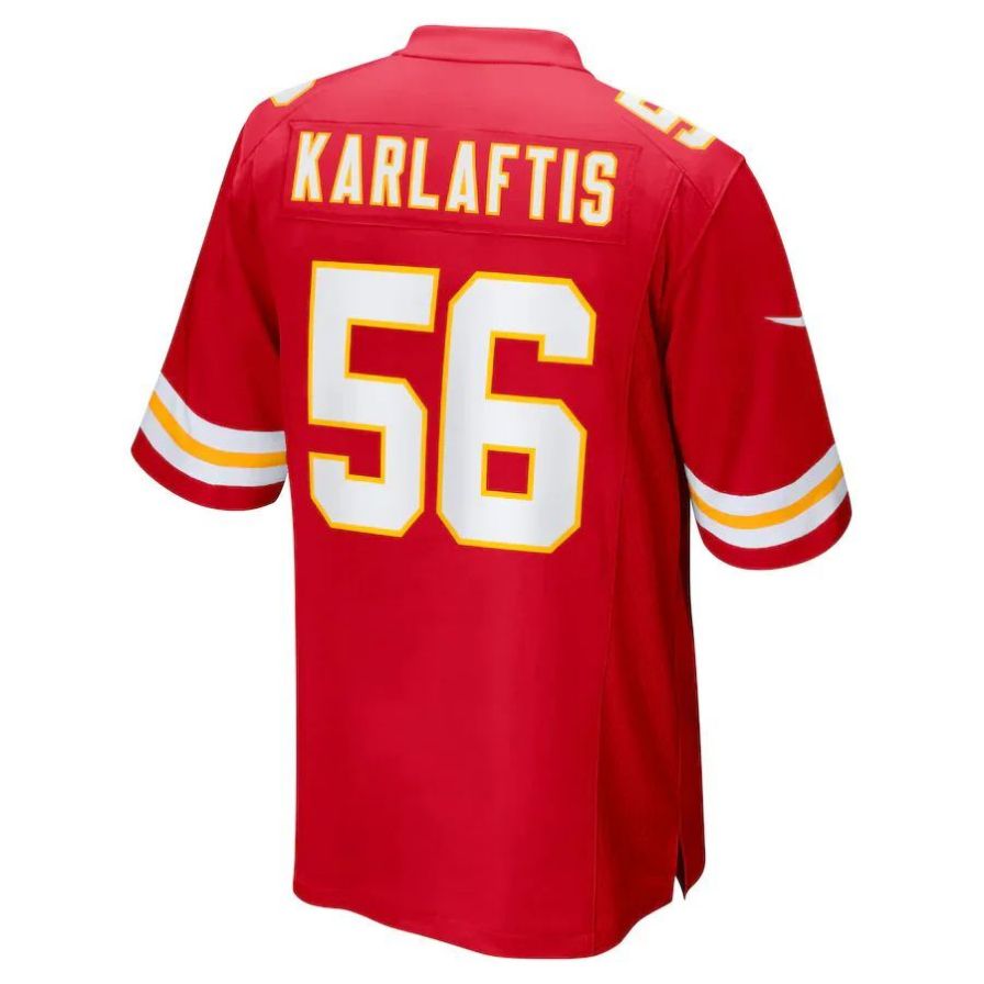 KC.Chiefs #56 George Karlaftis Player Red Home Game Football Jerseys
