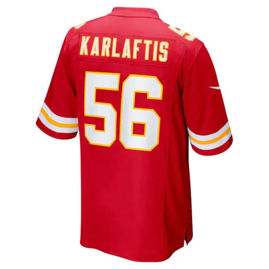 KC.Chiefs #56 George Karlaftis Player Red Home Game Football Jerseys