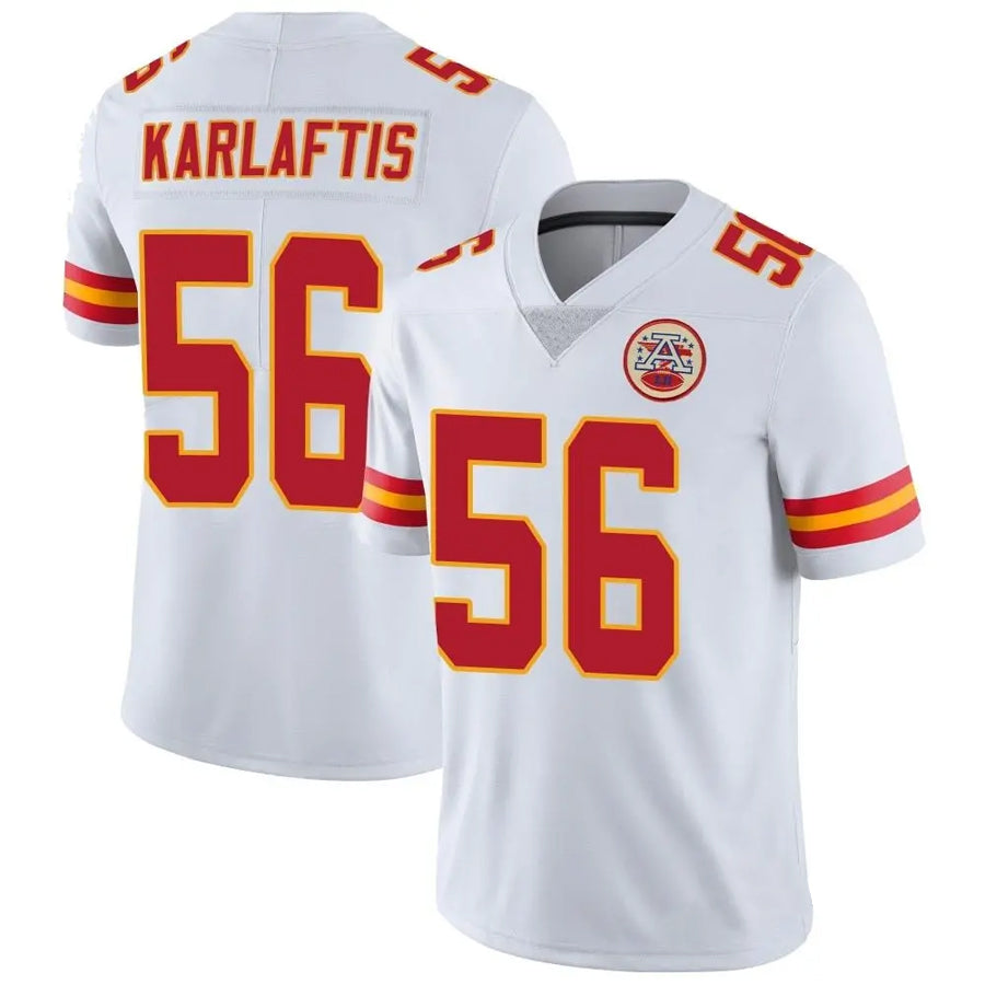 KC.Chiefs #56 George Karlaftis Player White Vapor Untouchable Football Jerseys