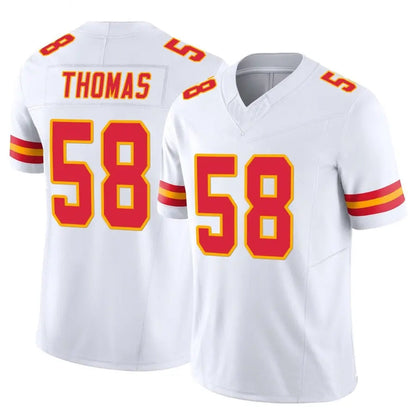 KC.Chiefs #58 Derrick Thomas Player White Vapor F.U.S.E. Limited Stitched Football Jerseys