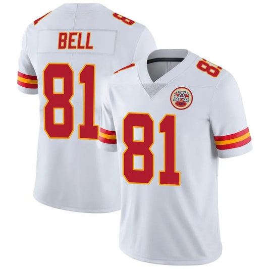 KC.Chiefs #81 Blake Bell Player White Vapor Limited Stitched Football Jerseys
