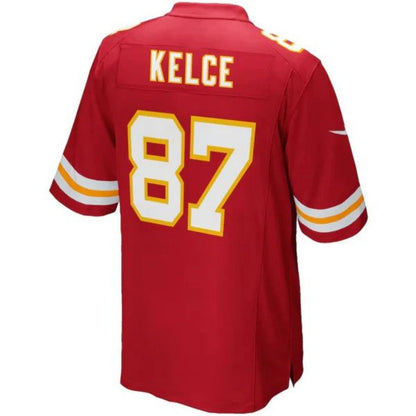 KC.Chiefs #87 Travis Kelce Player  Red  Game Jersey Stitched American Football Jerseys