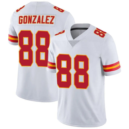 KC.Chiefs #88 Tony Gonzalez Player White Vapor F.U.S.E. Limited Stitched Football Jerseys