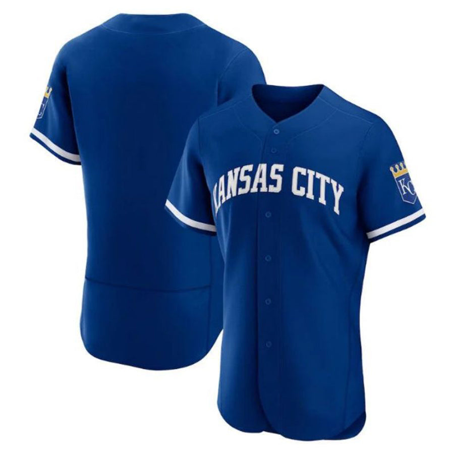KC.Royals Blank Player Royal Elite Baseball Jerseys