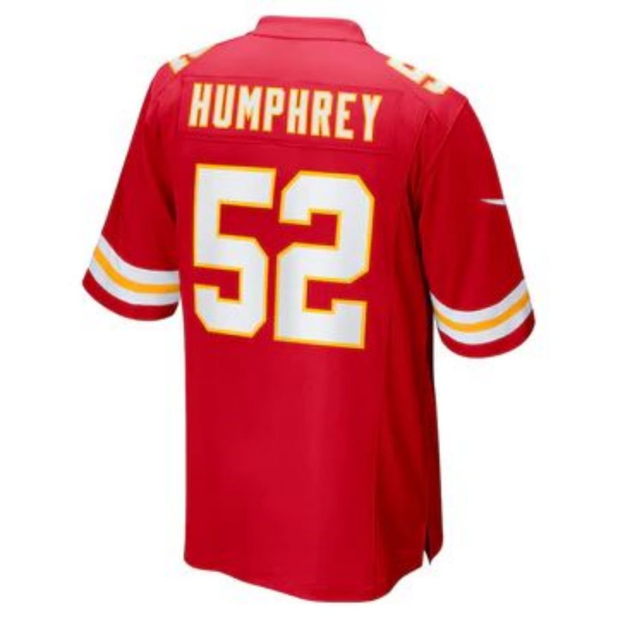KC.Chiefs #52 Creed Humphrey Player Red Home Game Football Jerseys