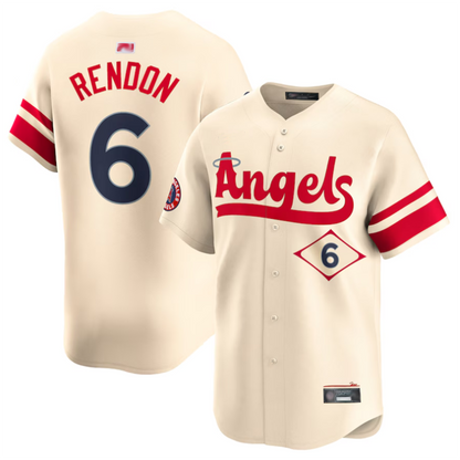 LA.Angels #6 Anthony Rendon Player Cream City Connect Limited Baseball Jerseys