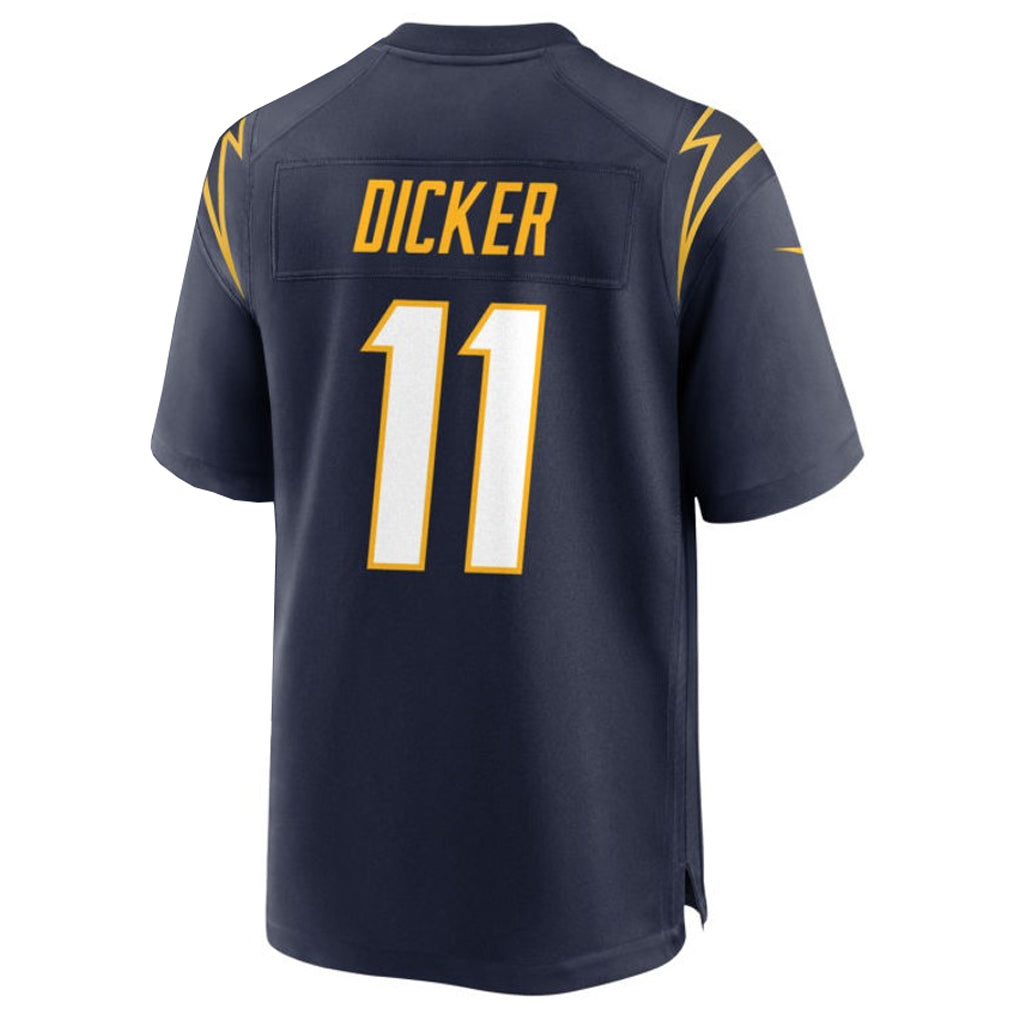 LA.Chargers #11 Cameron Dicker Player Navy Home Game Football Jerseys