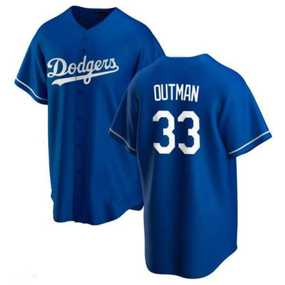 LA.Dodgers #33 James Outman Player Royal Replica Baseball Jerseys