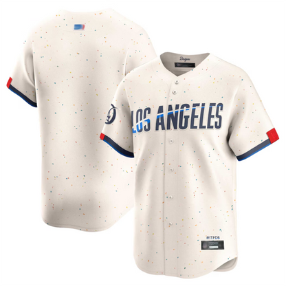 LA.Dodgers Blank Player Cream City Connect Limited Baseball Jerseys