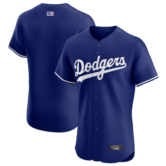 LA.Dodgers Blank Player Royal Elite Baseball Jerseys