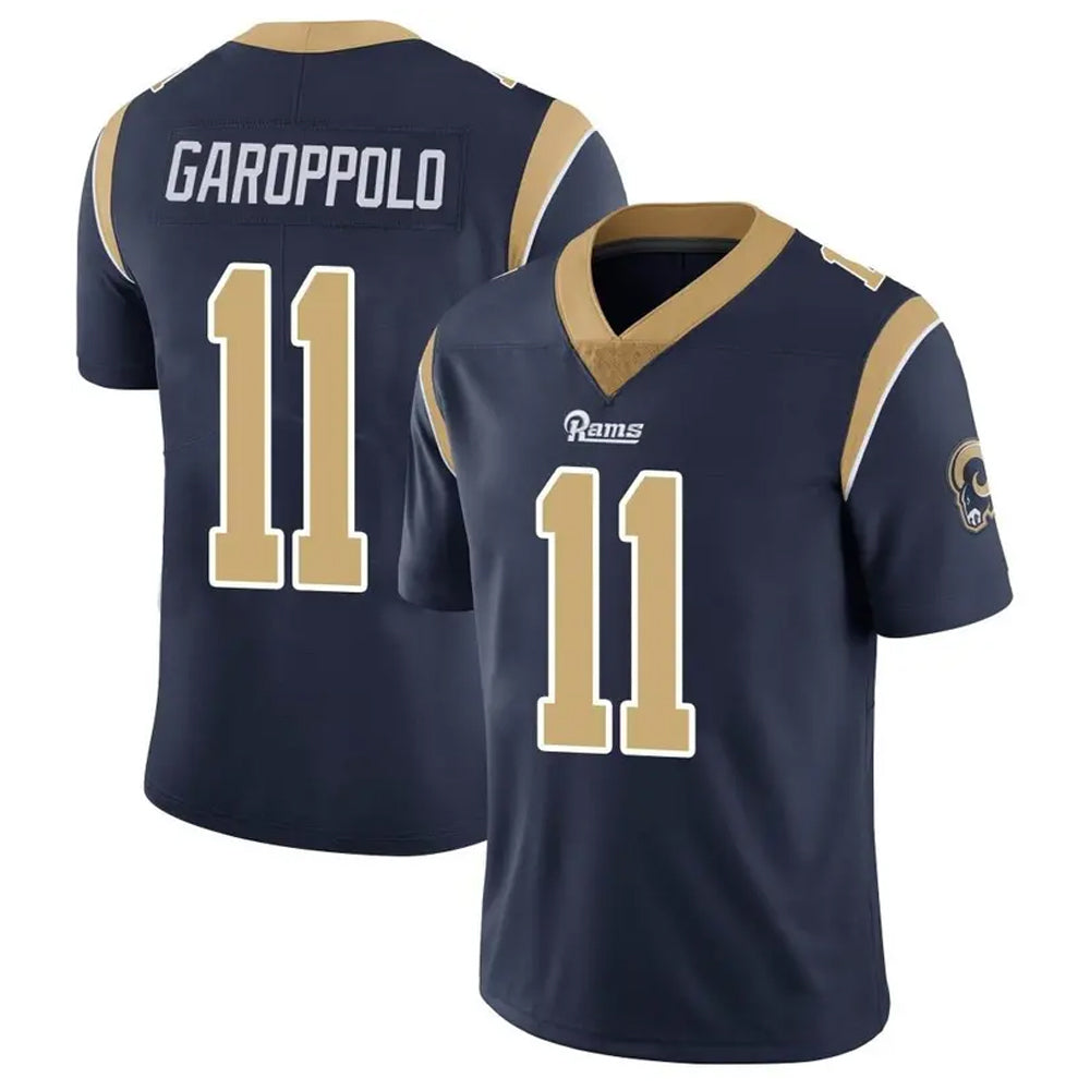 LA.Rams #11 Jimmy Garoppolo Player Navy Vapor Limited Football Jerseys