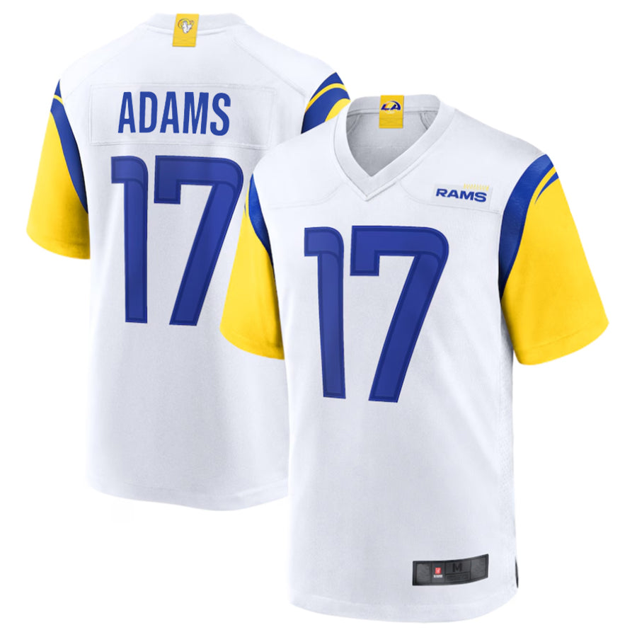LA.Rams #17 Davante Adams Player White Game Football Jerseys