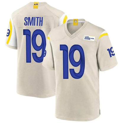 LA.Rams #19 Xavier Smith Player Bone Home Game Football Jerseys