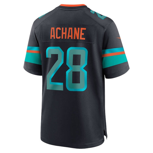 M.Dolphins #28 De?¡¥Von Achane Player Blue Rivalries Collection Game Football Jerseys