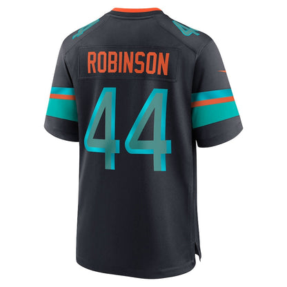 M.Dolphins #44 Chop Robinson Player Pitch Blue Rivalries Collection Game Football Jerseys
